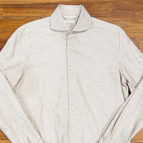 Mens Suit Supply Slim Fit Egyptian Cotton Button Down Shirt Size 37/38 14 1/2/15 - Picture 3 of 9